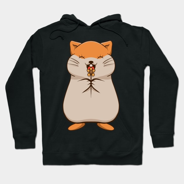 Hamster Hoodie by Stenau Artwerk